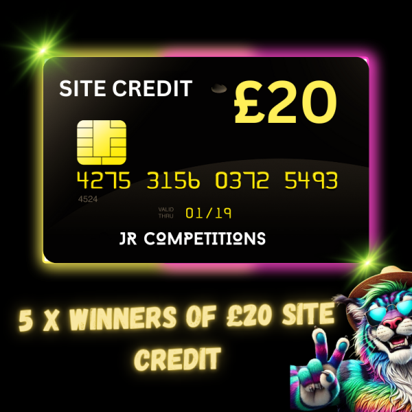 5 x Winners of £20 site Credit (freebie)