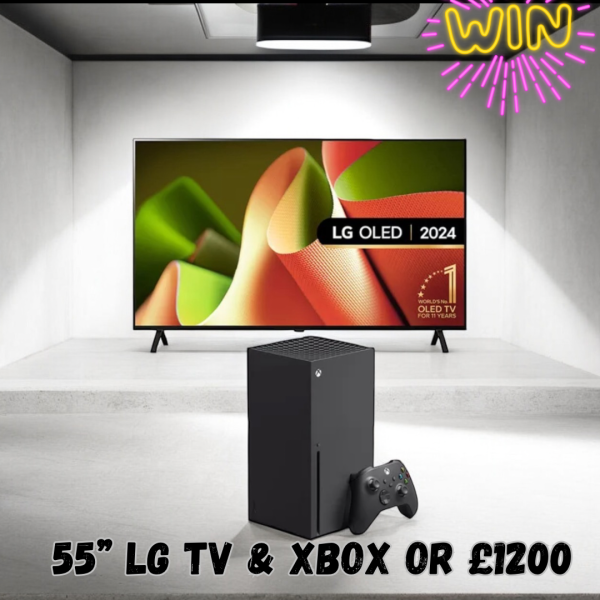 55” LG TV & Xbox x or £1200 Cash 🎮