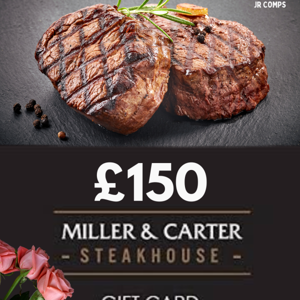 £150 Miller & Carter Steakhouse Voucher