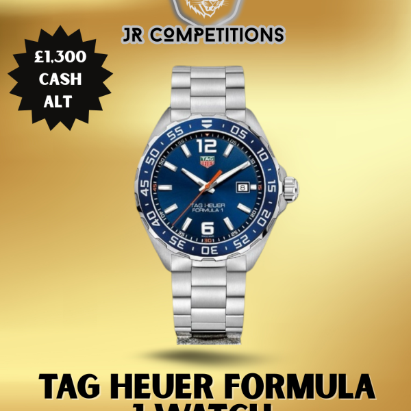 Tag Heuer Formula 1 Watch or £1,300 CASH