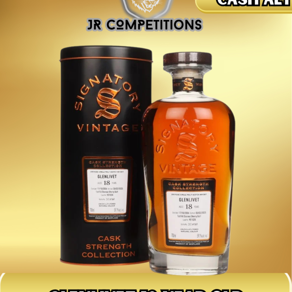 Glenlivet 18 Year Old 2006 (cask 901028) - Cask Strength Collection (Signatory) Whisky