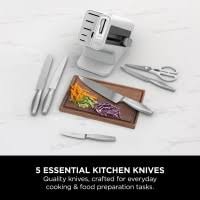 Ninja StaySharp Stainless 6-Piece Knife Set & White Block