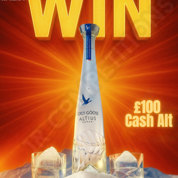 Grey Goose Altius Vodka Or £100
