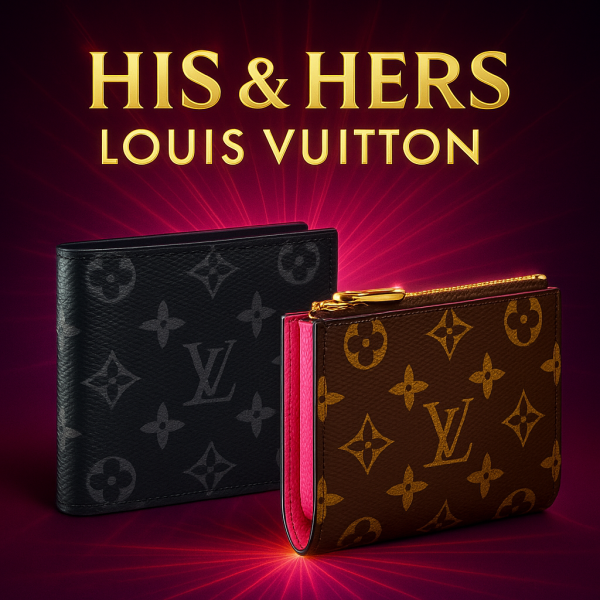 His & Hers Louis Vuitton Wallet or £750 CASH