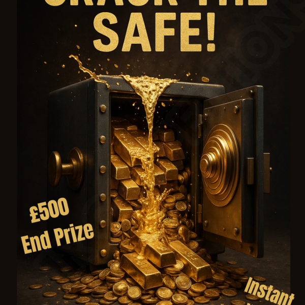 Crack the SAFE! £500 End Prize