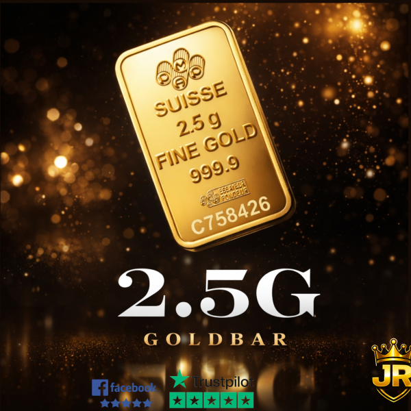 2.5g Gold Bar PAMP or £320
