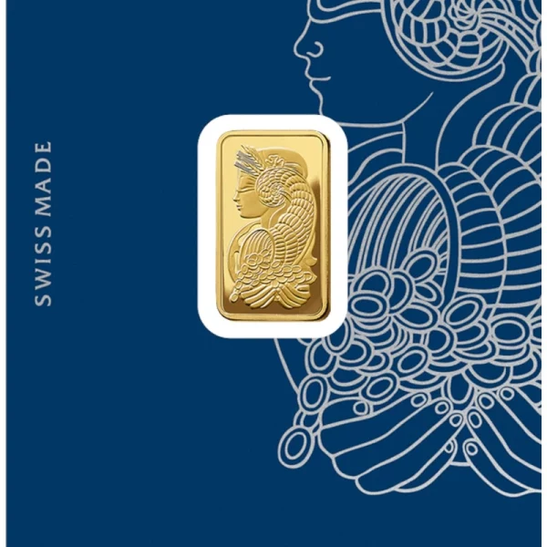 2.5g Gold Bar PAMP or £320